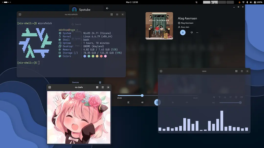 GNOME desktop setup
